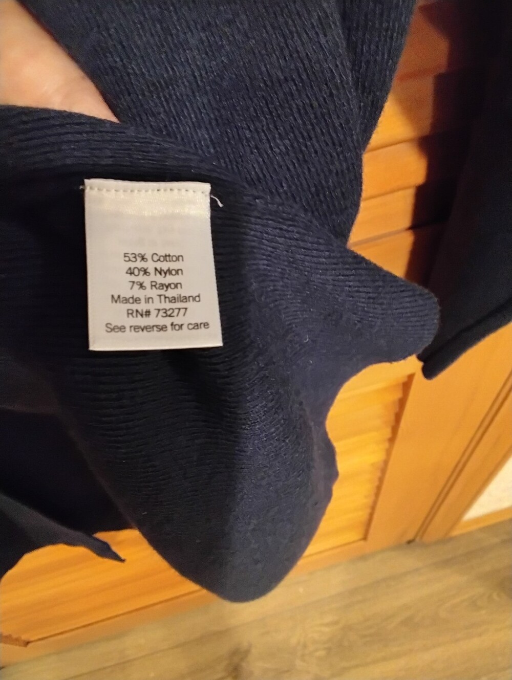 NWT Navy Classic Open Cardigan Sweater 1X Firm Price - Picture 2 of 3